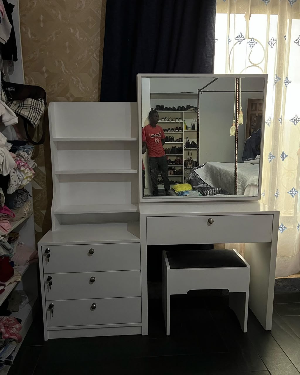 Queen Size Upholstered Bed #2 - HK Furniture Bedroom Collection, Kampala Uganda