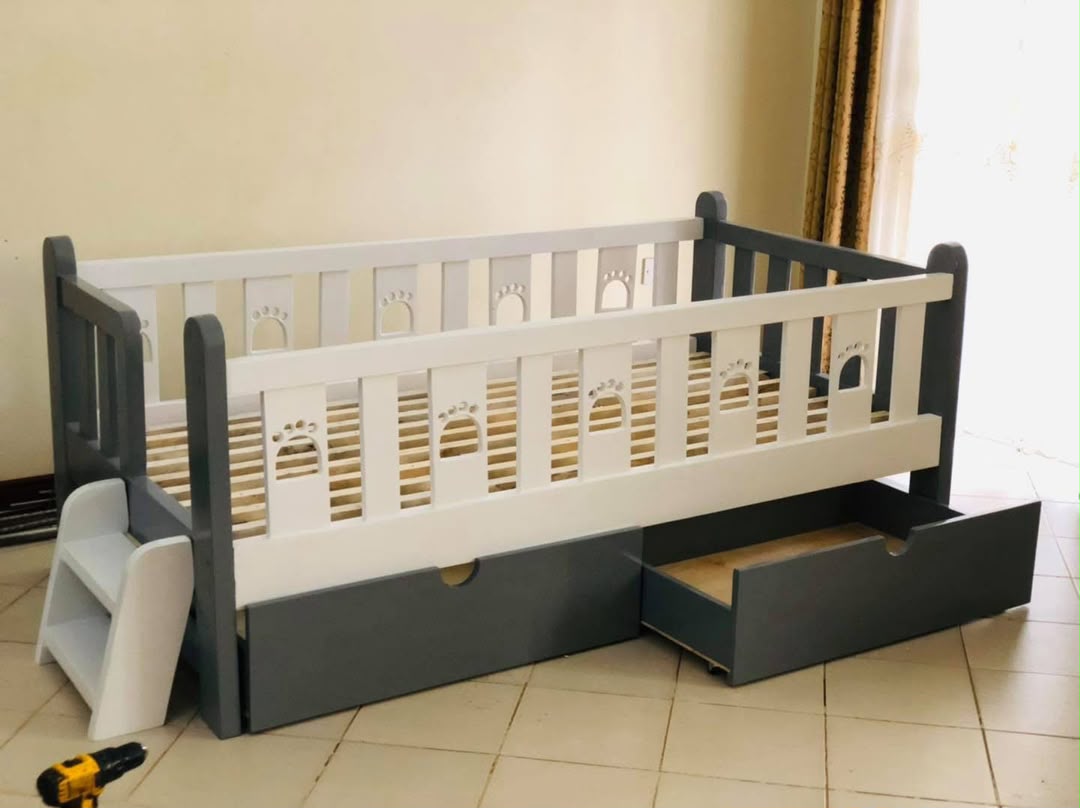 Platform Bed Frame #2 - HK Furniture Bedroom Collection, Kampala Uganda