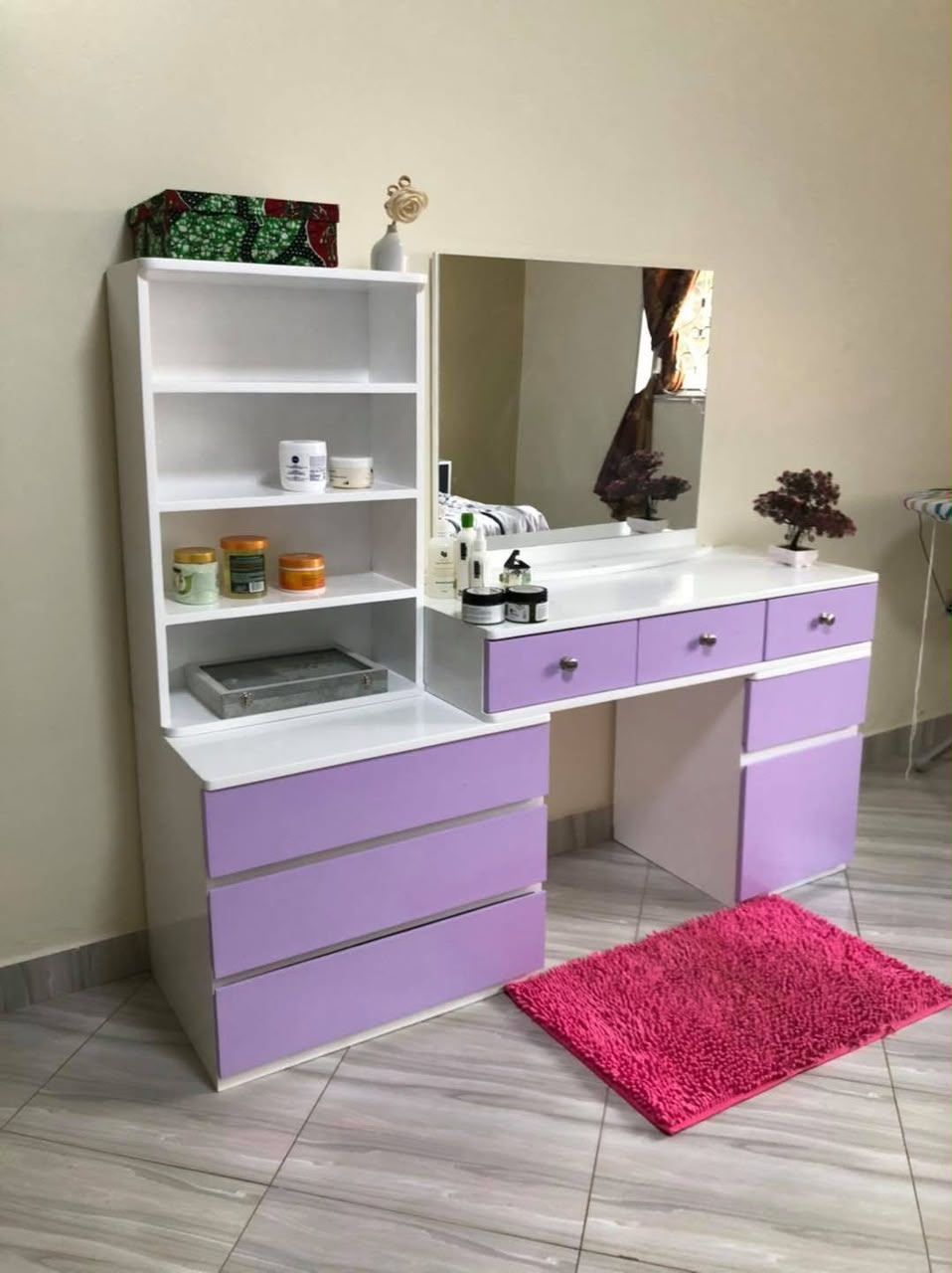 Wooden Nightstand Pair #2 - HK Furniture Bedroom Collection, Kampala Uganda