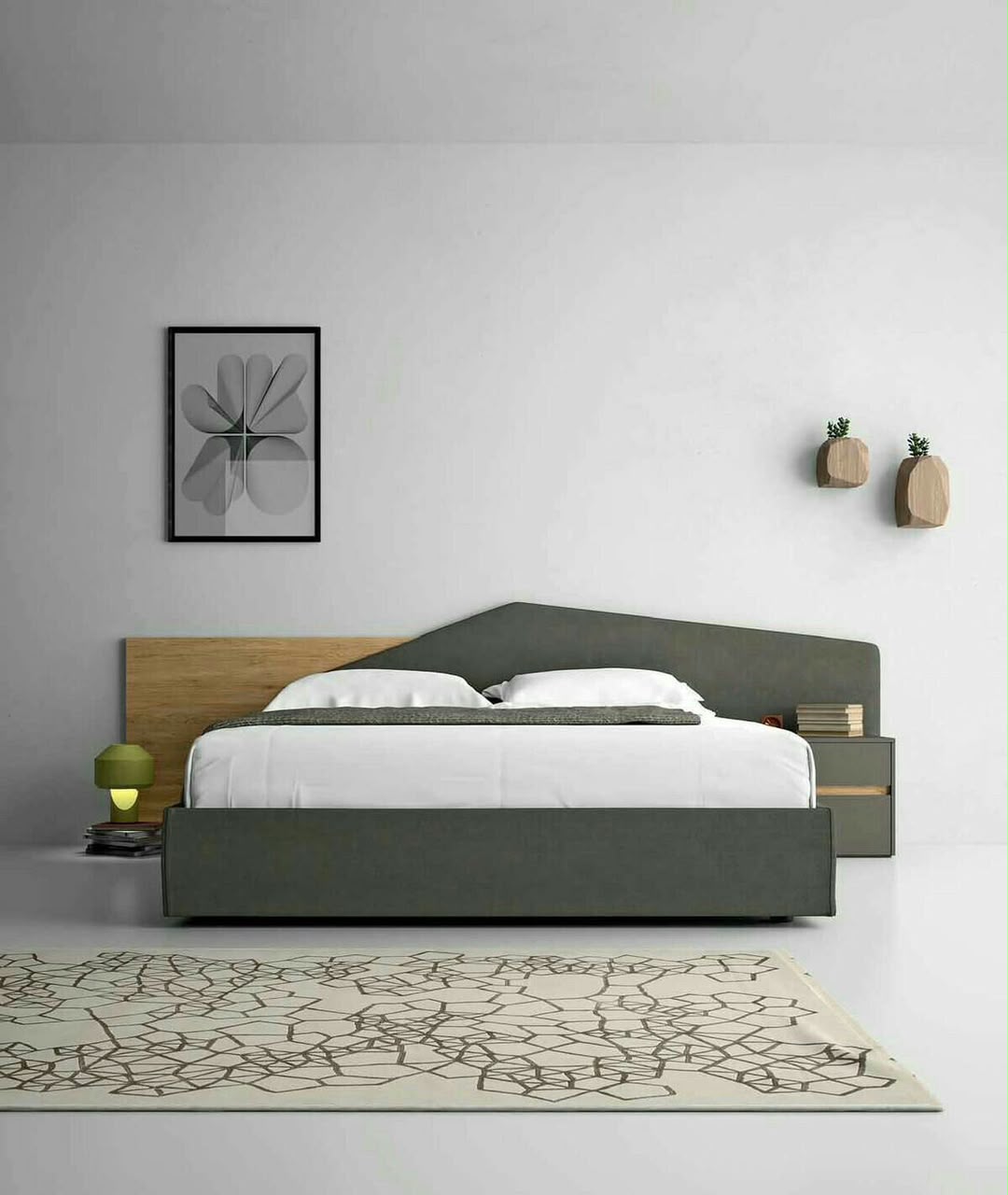 Queen Size Upholstered Bed #4 - HK Furniture Bedroom Collection, Kampala Uganda