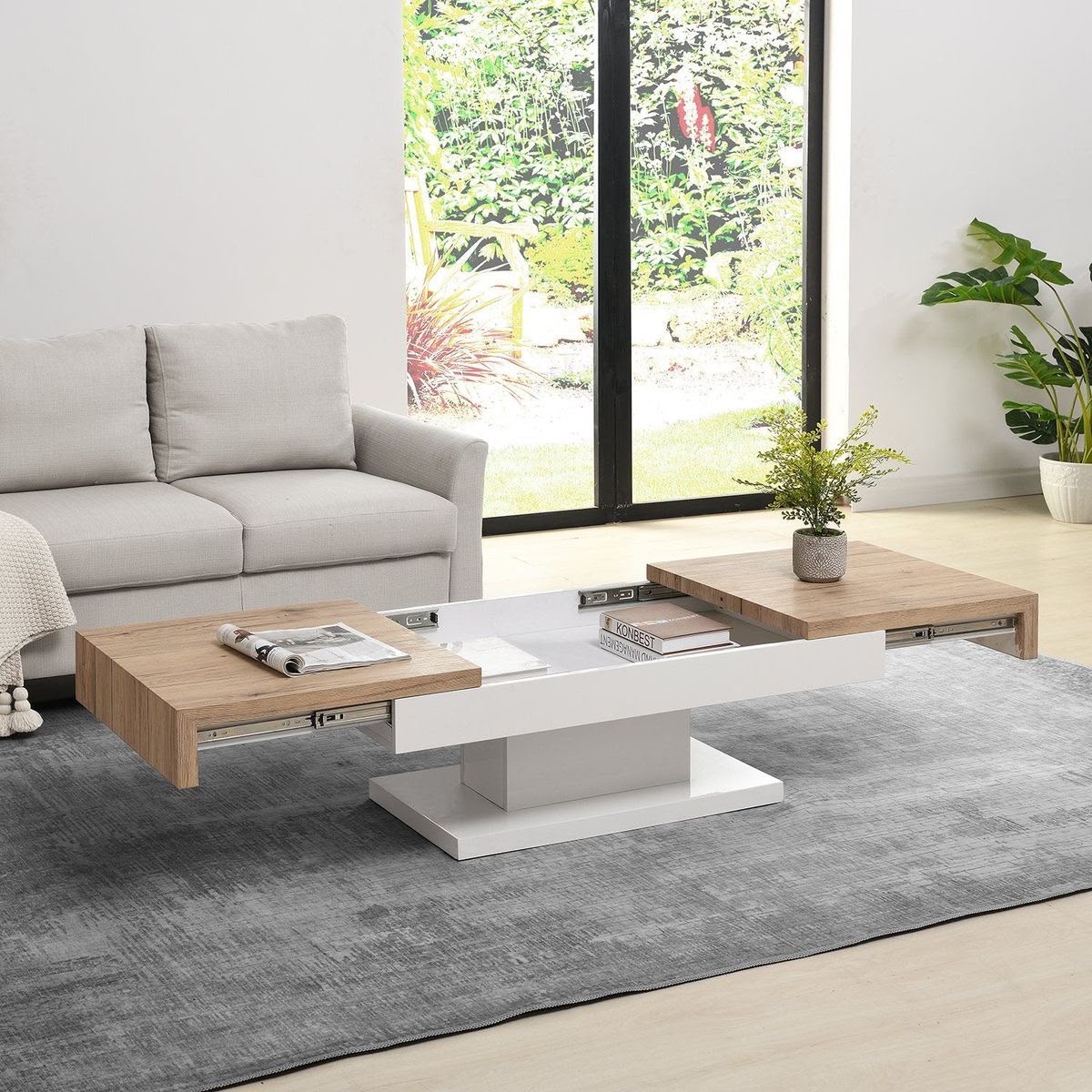 Acrylic Coffee Table - HK Furniture Center Tables Collection, Kampala Uganda
