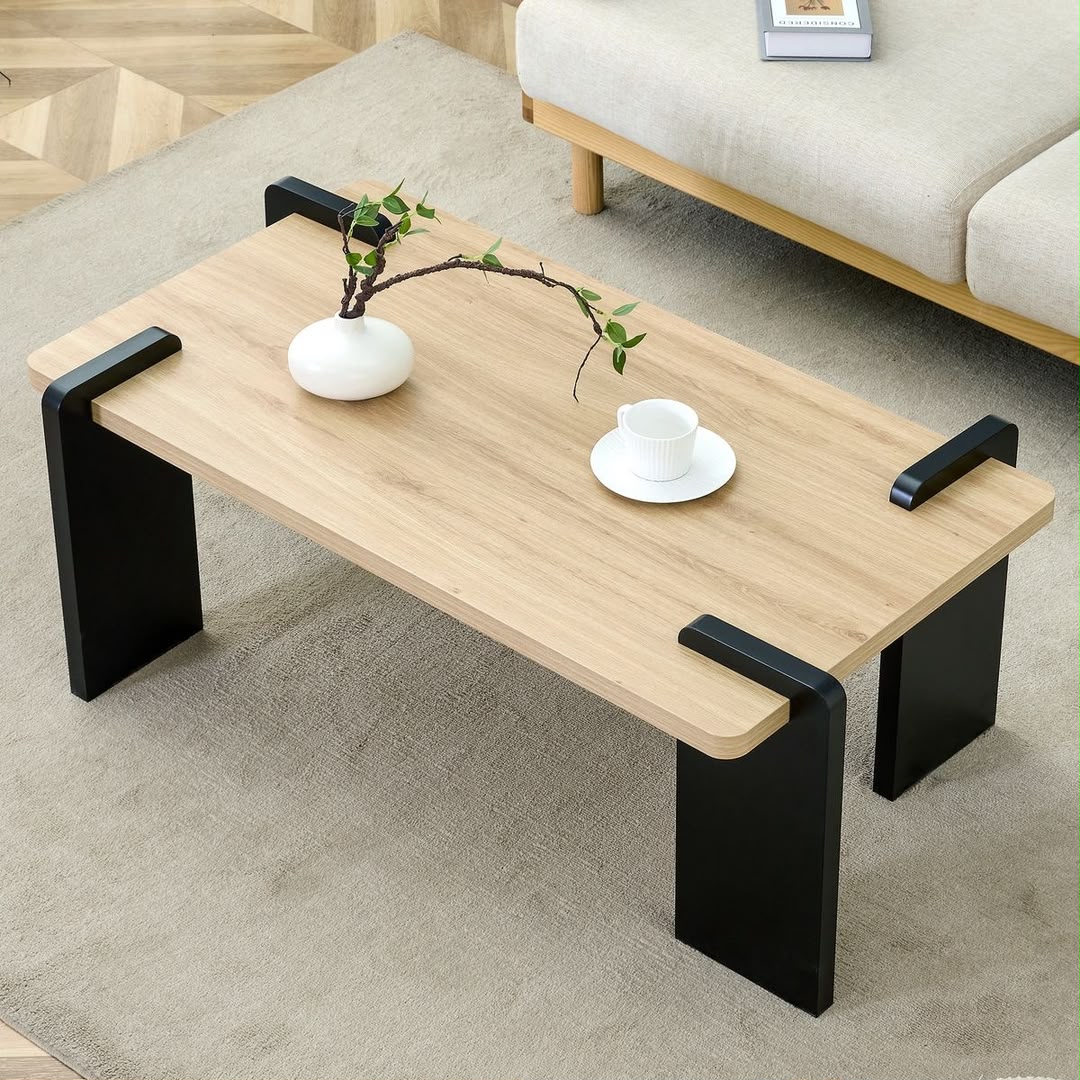 Marble & Gold Coffee Table #2 - HK Furniture Center Tables Collection, Kampala Uganda