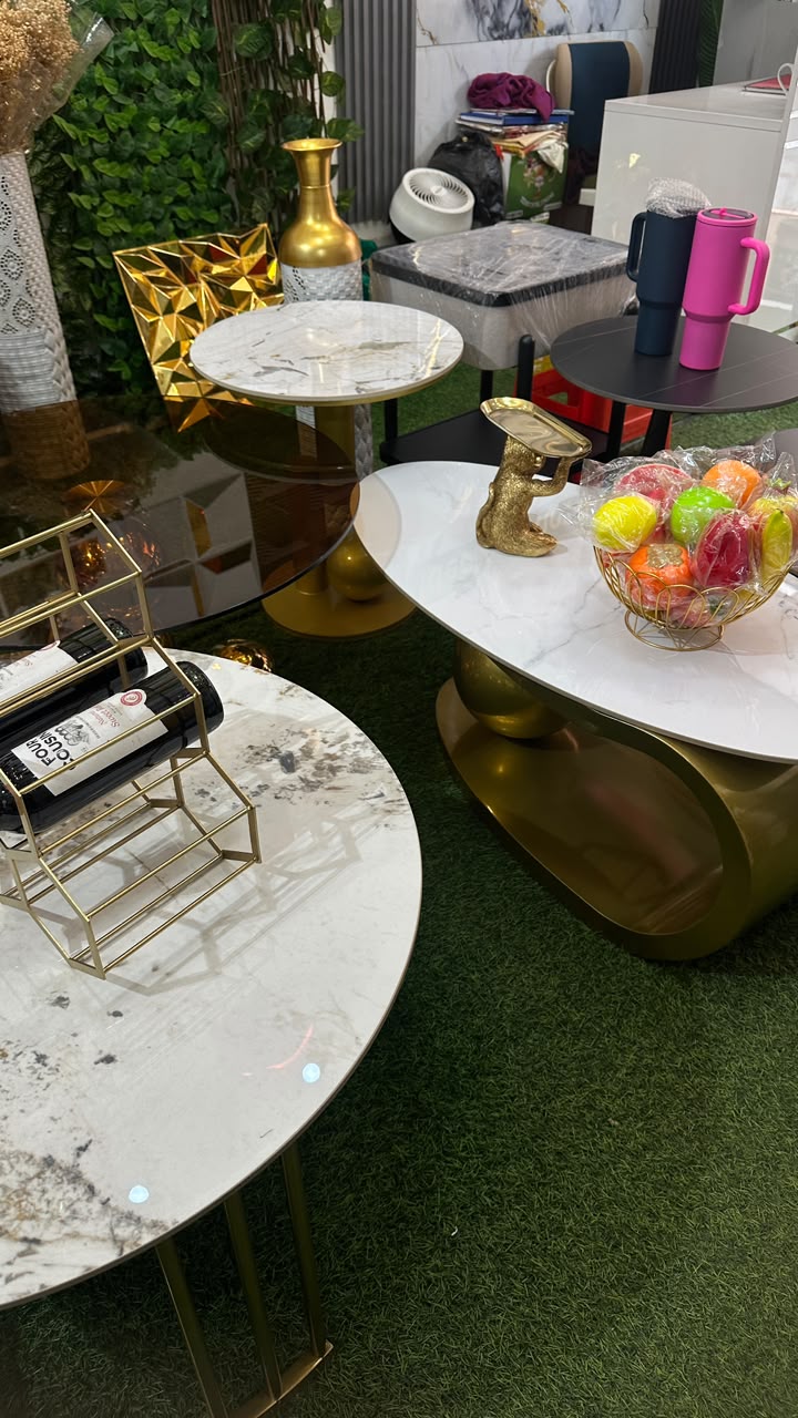 Industrial Pipe Coffee Table #4 - HK Furniture Center Tables Collection, Kampala Uganda