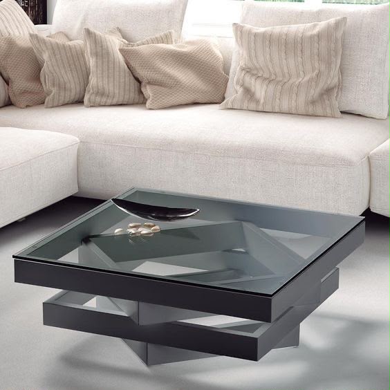 Square Coffee Table #5 - HK Furniture Center Tables Collection, Kampala Uganda