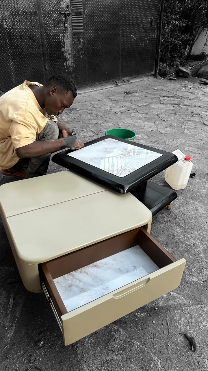 Lift-Top Coffee Table #5 - HK Furniture Center Tables Collection, Kampala Uganda
