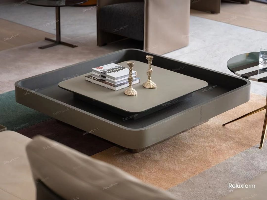 Tempered Glass Coffee Table #5 - HK Furniture Center Tables Collection, Kampala Uganda