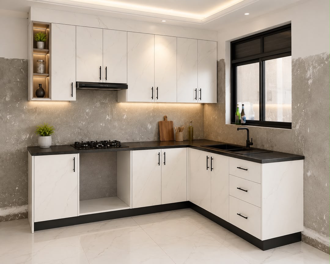 Breakfast Bar Counter - HK Furniture Kitchen Collection, Kampala Uganda