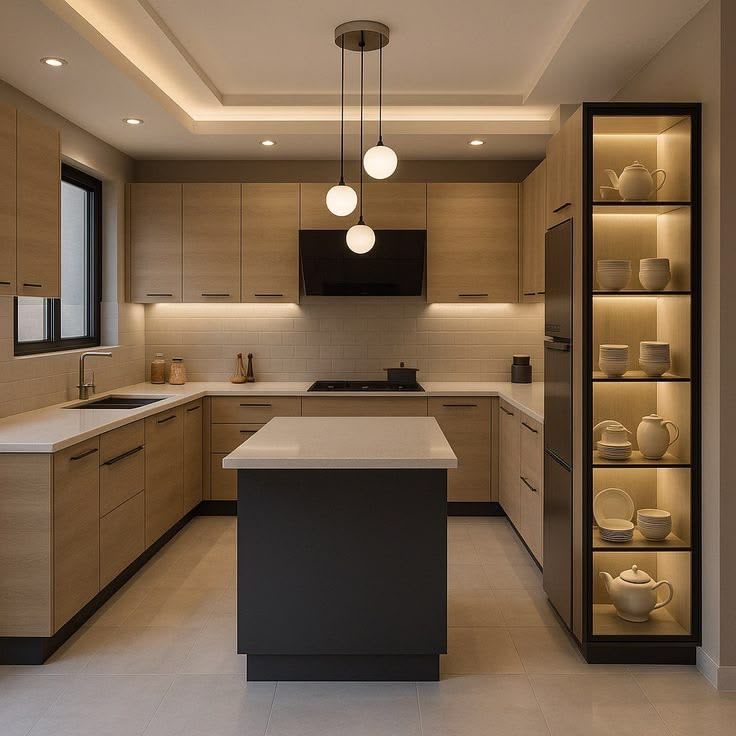 Kitchen Island with Storage #2 - HK Furniture Kitchen Collection, Kampala Uganda