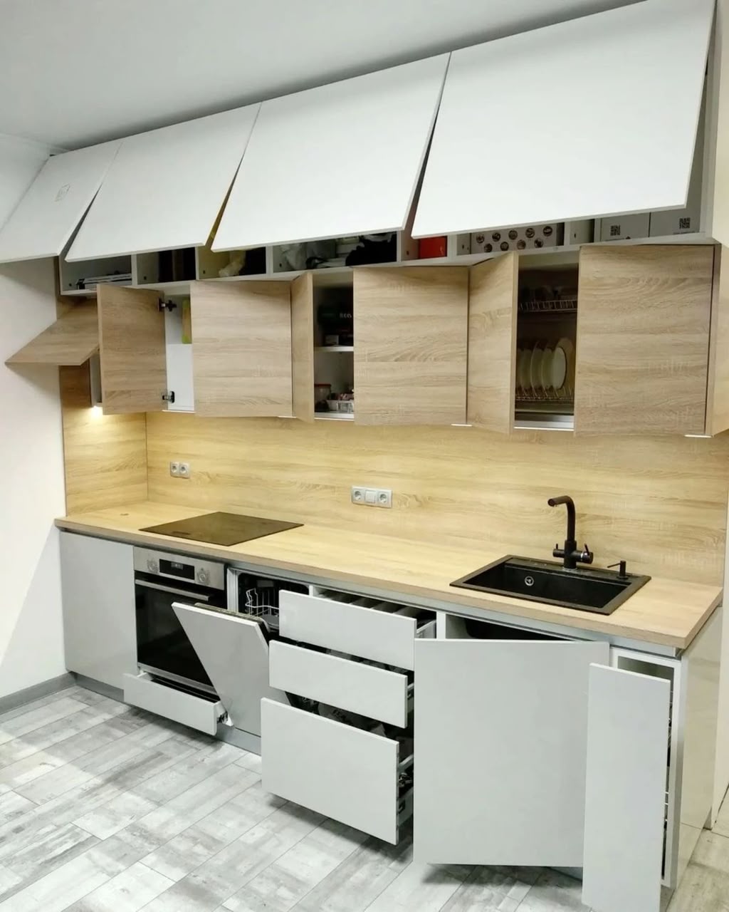 Base Cabinet with Drawers #2 - HK Furniture Kitchen Collection, Kampala Uganda