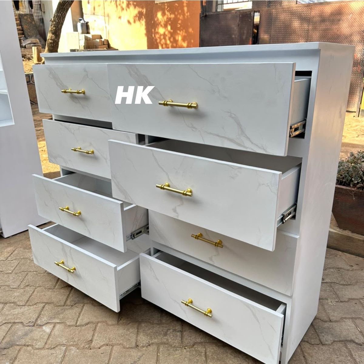 Tall Open Bookshelf #3 - HK Furniture Storage & Display Collection, Kampala Uganda
