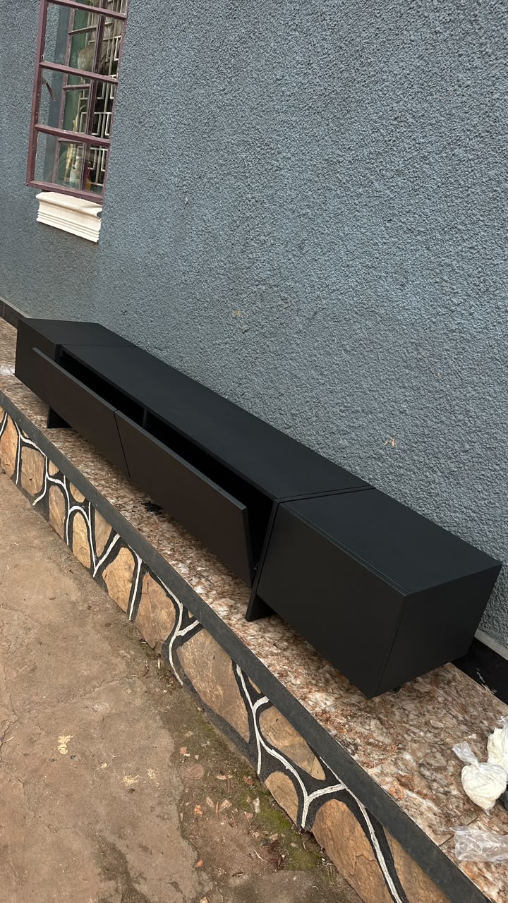 White Gloss TV Unit - HK Furniture TV Stands Collection, Kampala Uganda