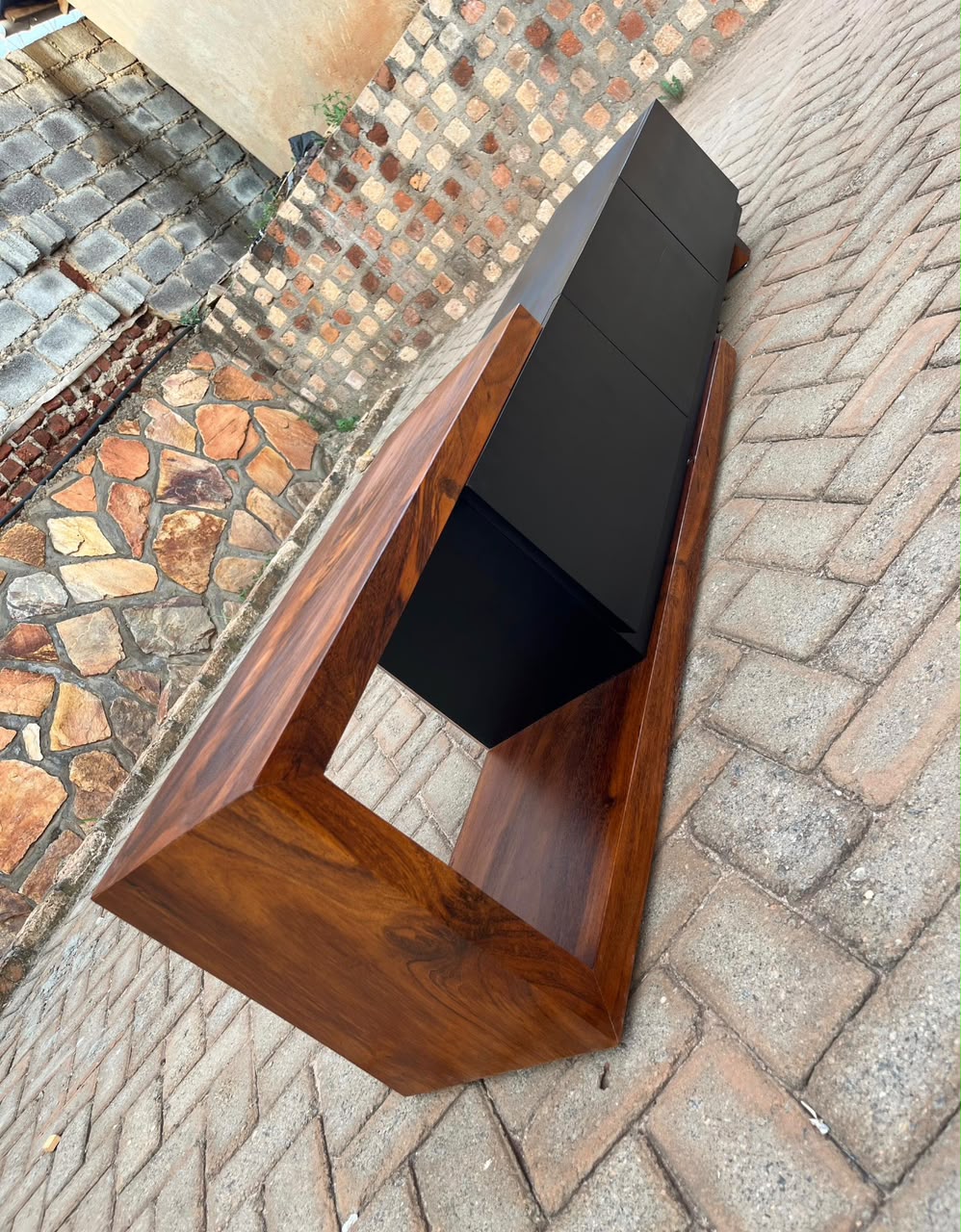 TV Stand with Cable Management - HK Furniture TV Stands Collection, Kampala Uganda