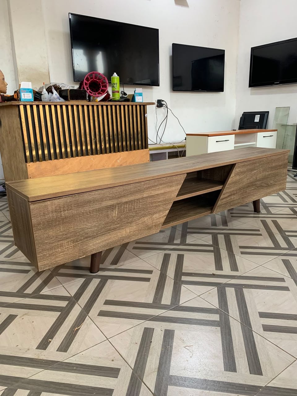 TV Cabinet with Doors #2 - HK Furniture TV Stands Collection, Kampala Uganda