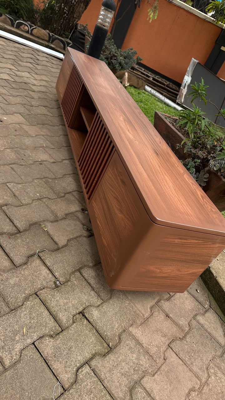 Industrial TV Stand #3 - HK Furniture TV Stands Collection, Kampala Uganda