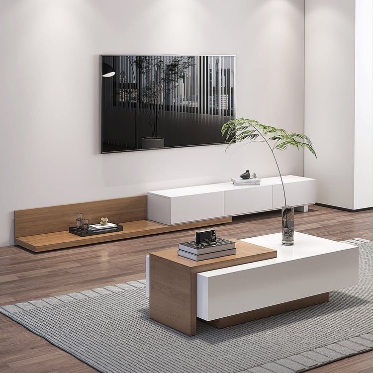 Extended Media Console #3 - HK Furniture TV Stands Collection, Kampala Uganda