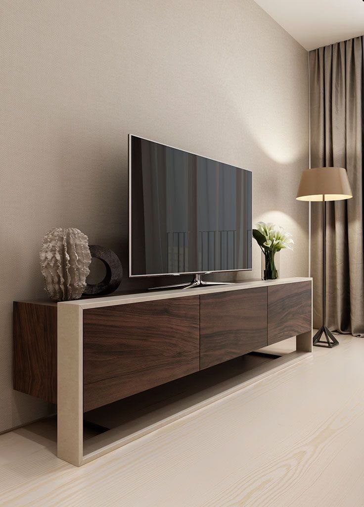 White Gloss TV Unit #3 - HK Furniture TV Stands Collection, Kampala Uganda