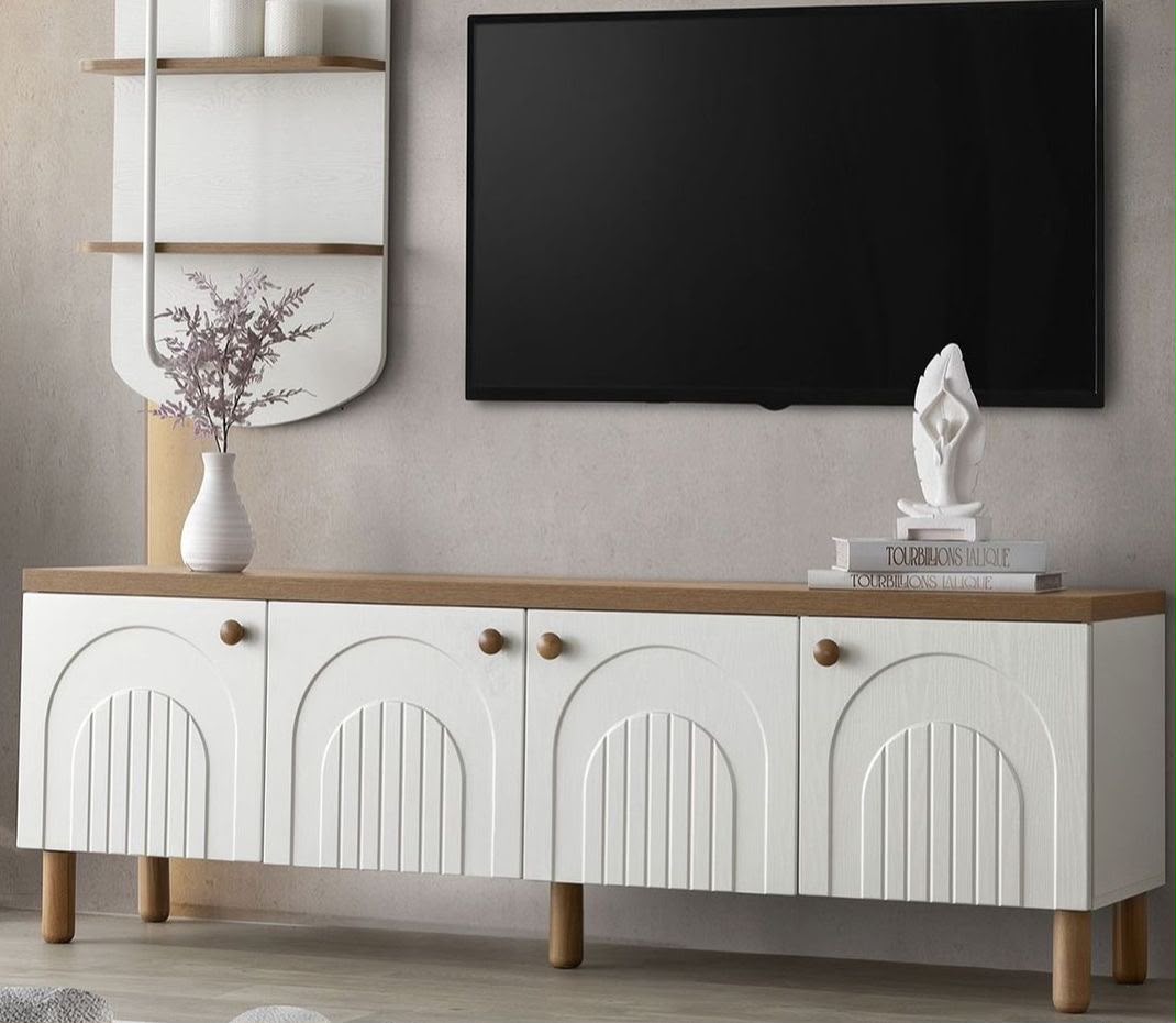 TV Stand with Cable Management #3 - HK Furniture TV Stands Collection, Kampala Uganda